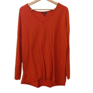 Eileen Fisher Women's V-Neck Sweater in Red